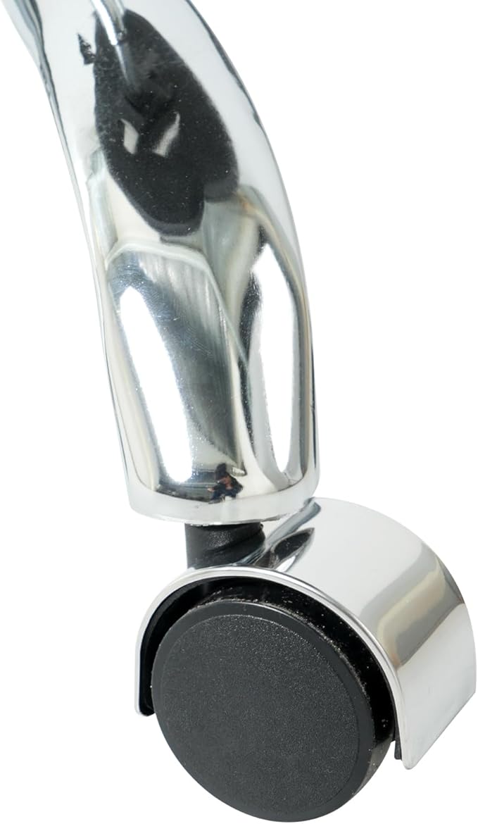 Furnimart 360° Swivel Rolling Desk Chair, Height Adjustable Vanity Chair with Silver Legs, Cute Task Chair with Wheels for Dorm Bedroom Studying Small Places (Velvet Gray)