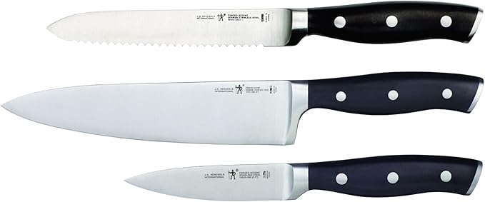 HENCKELS Forged Accent 3-pc Starter Set, Stainless Steel