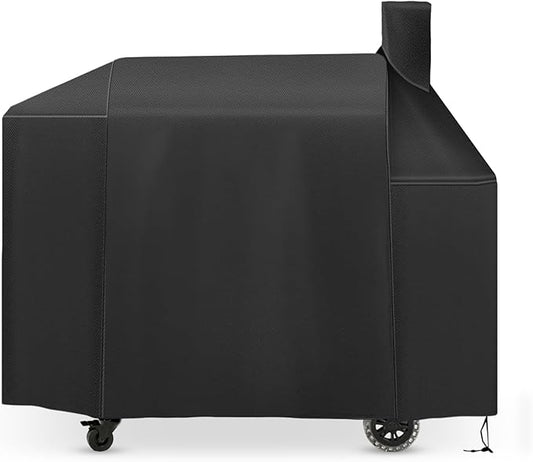 Grill Cover for Pit Boss Pro Series 1600,Competition Series 1600,Elite Series 1600,PB1600CS,PB1600PS2,PB1600PSE,Titan 1600CS Pellet Smoker Grill,Heavy Duty 600D Waterproof Pitboss Smoker Cover,Black