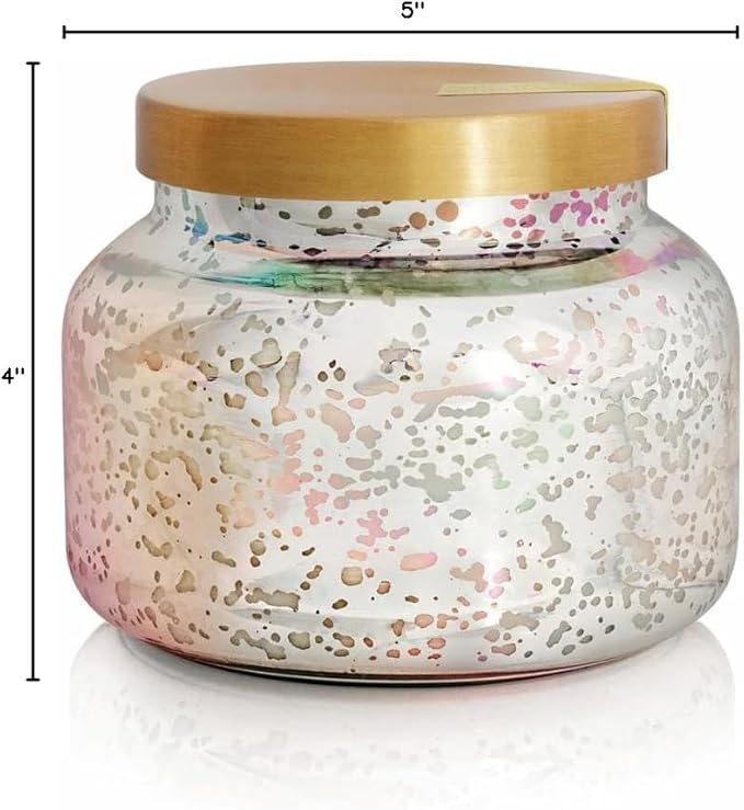 Capri Blue Mercury Iridescent Scented Candles for Home - Long Lasting Decorative Jar Luxury Candles - Gifts for Women & Men - Soy Wax Blend - Pineapple Flower (19 oz)