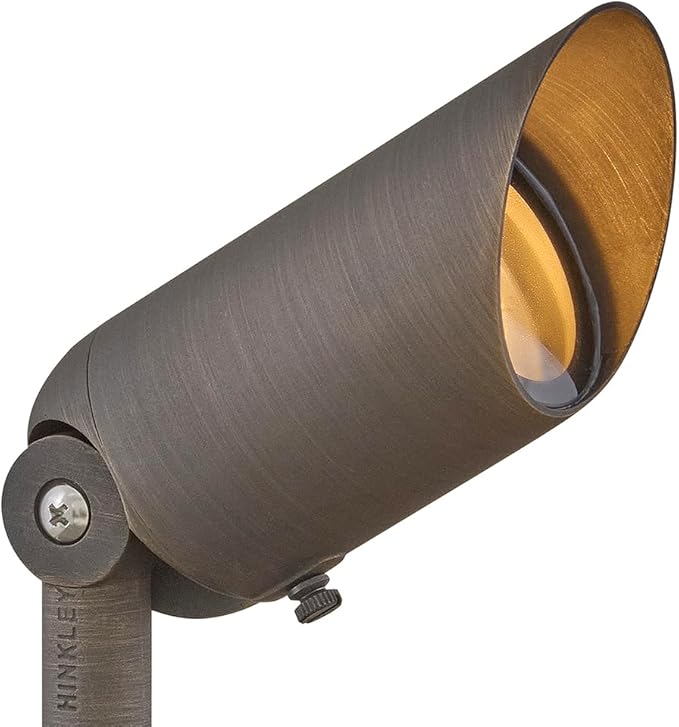 Hinkley Landscape Lighting Hardy Island 1536TMZ-LL Spot Light - 4w MR16 LED Blub Included, 12v - Matte Bronze Clear Lens