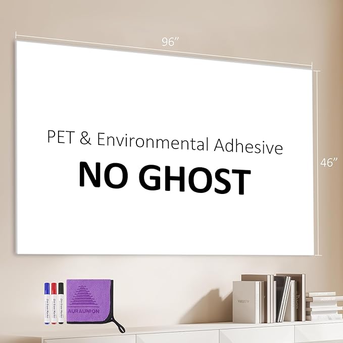 Dry Erase White Board Sticker for Wall (96 × 46)