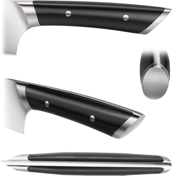 Cangshan HELENA Series 502476 German Steel Forged 8" Bread Knife (Black)