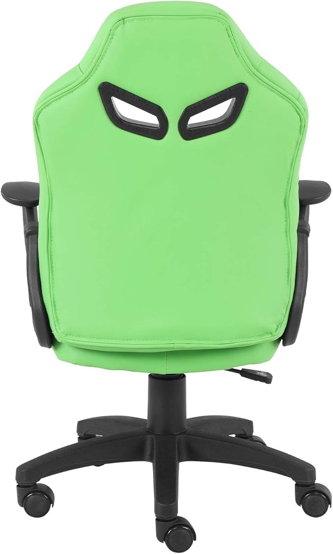 Modern-Depo Gaming Chair for Teenagers Juniors, High Back Ergonomic Swivel Racing Computer Chair, Height Adjustable Racing Gaming Chair, Green