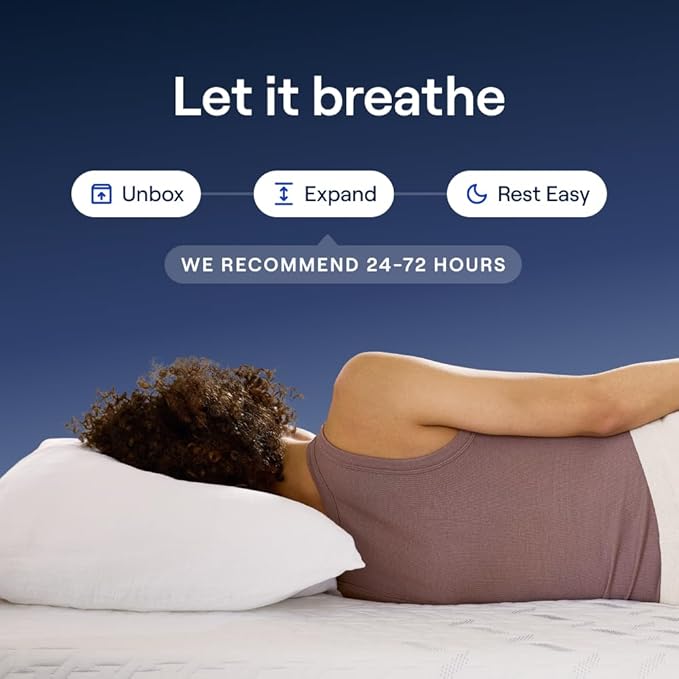 Nectar Classic Hybrid 12” Cal King Mattress - Medium Firm - Memory Foam & Innerspring Coils - Cooling Top Layer - Pressure-Relief - Mattress in a Box - 365-Night Trial & Forever Warranty