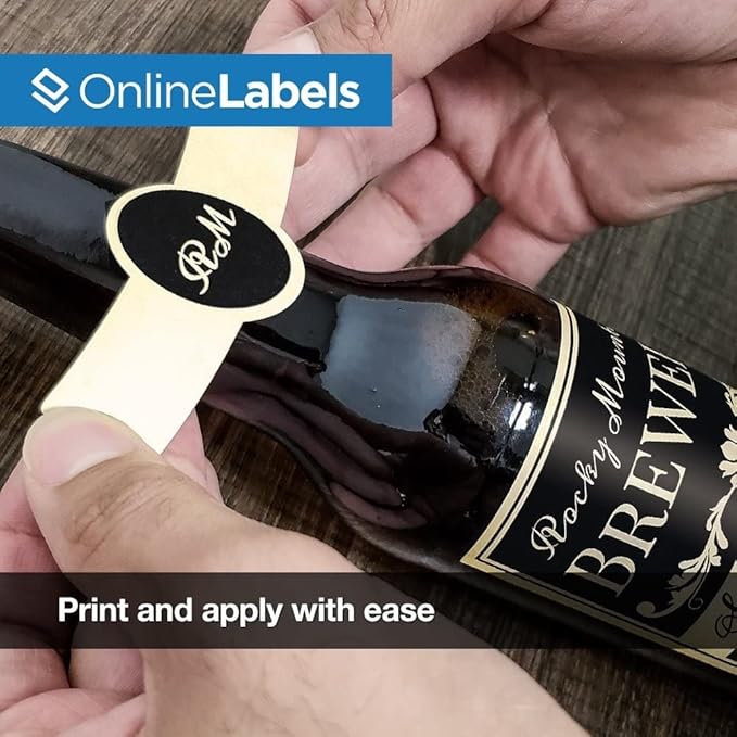 Beer Bottle Labels - 3.49 x 2.99 - Pack of 400 Label Sets, 100 Sheets - Inkjet/Laser Printer - Online Labels
