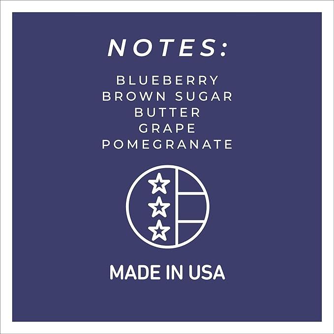 A Cheerful Giver - Blueberry Muffins Baby Scented Glass Jar Candle (6oz) with Lid & True to Life Fragrance Made in USA