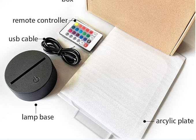 3D LED Roadster Night Light for Child, Racing Car Illusion Lamp Bedroom Decorative Nightlight Unique Gift for Kids Room Desk