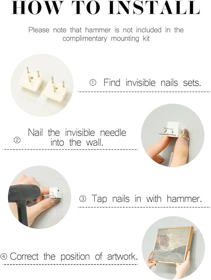 InSimSea Framed Canvas Wall Art Vintage Decor, The Vast Grassland Framed Wall Art Room Eclectic Decor, Canvas Wall Art for Living Room, Bedroom Home Bathroom, 8"x10"