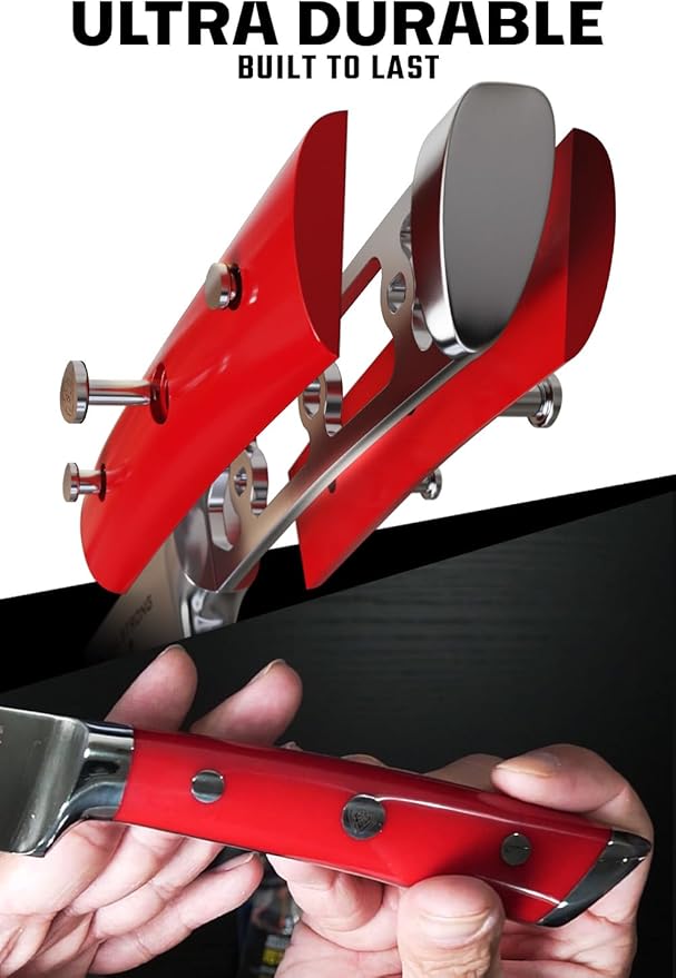 Dalstrong Boning Knife - 6 inch - Gladiator Series - High Carbon German Steel - Crimson Red ABS Handle - Meat Carving, Trimming, Deboning - w/Sheath - NSF Certified