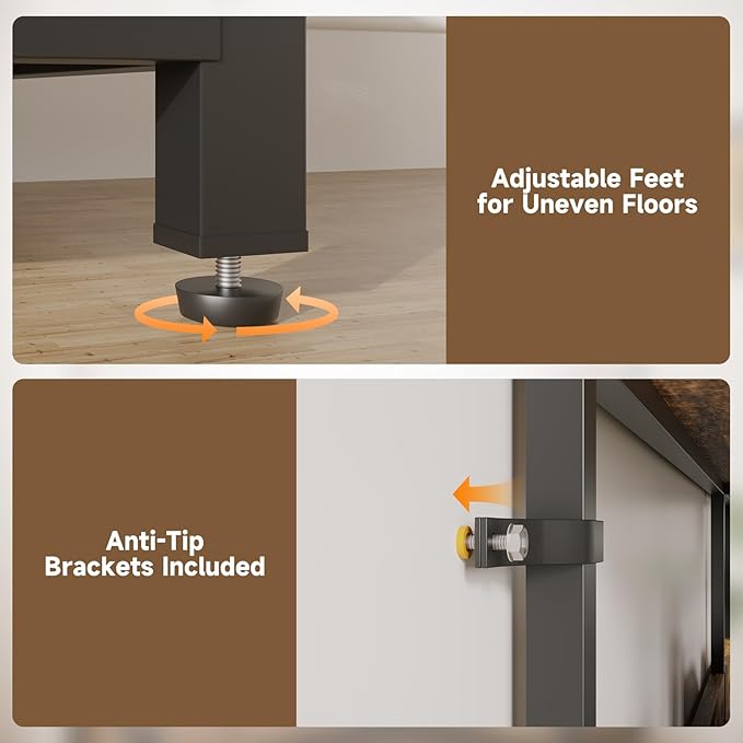 Large Farmhouse Style 5 Tiers Corner Bookshelf with Grow Light, Extra Wide Plant Stand & Bookcase for Home Office 、Craft Space、Living Room, Rustic Wooden Corner Shelf for Indoor Plants