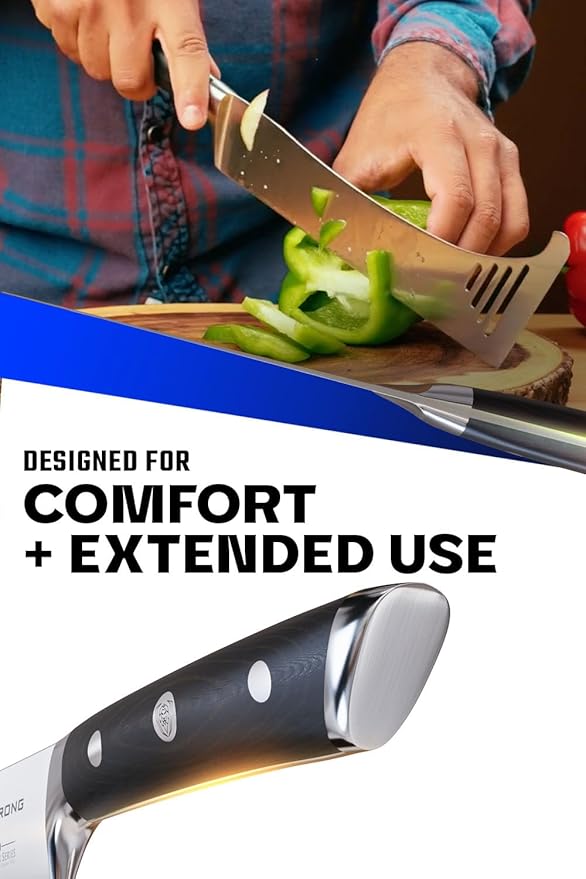 Dalstrong Spatula Knife Hybrid Utensil - 8 inch - Gladiator Series Elite - High Carbon German Steel Kitchen Knife - G10 Handle - Multi-Purpose - BBQ, Chop, Slice, Grill, Flip - Sheath - NSF Certified