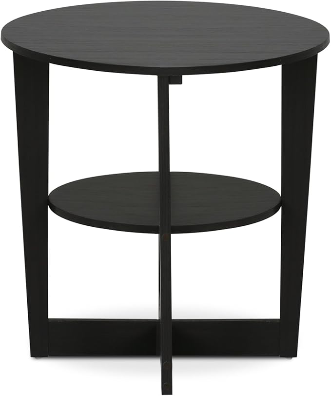 Furinno JAYA End Table, One, Walnut