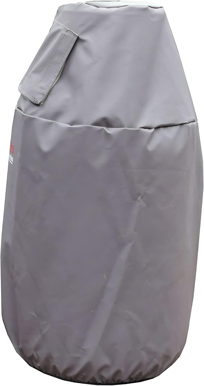 Propane Tank Cover Fits 30-Pound Steel Propane Cylinder Cover for RV Trailer, Brown.