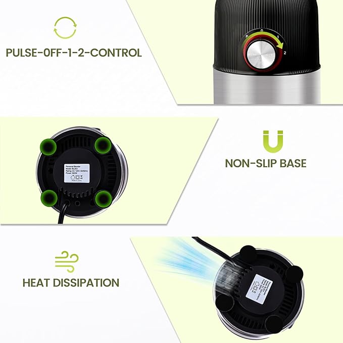 Smoothie Blender,1000W Max Blenders for Shakes and Smoothies in Kitchen, With Two Portable Bottle and Spout Lids(1 * 27oz&1 * 6.7oz),Coffee Grinder, 3 Modes Nutritional Recipe Blender,Black