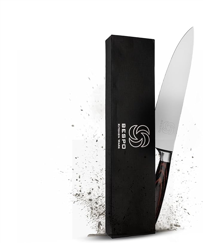 Professional Japanese Chef Knife - Pro Kitchen Knife 8 Inch Chef's Knives High Carbon Stainless Steel Sharp Paring with Ergonomic & Stylish Handle, Magnetic Gift Box Useful Kitchen Gadgets