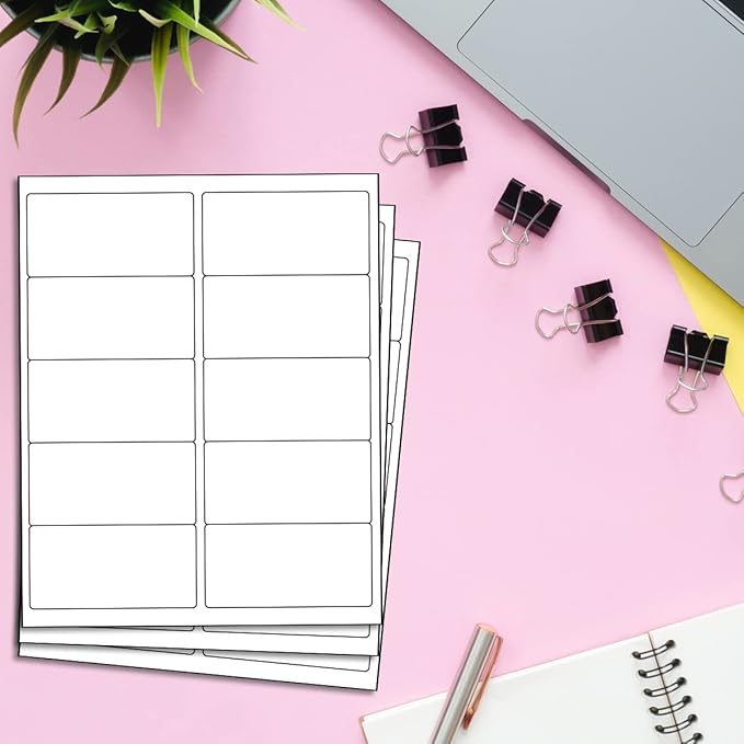 BESTEASY 10-UP Address Labels,/Address Mailing Labels 2000 Sheets Shipping Sticker Labels Compatible Laser/Ink Jet Shipping Labels(20000 Labels)