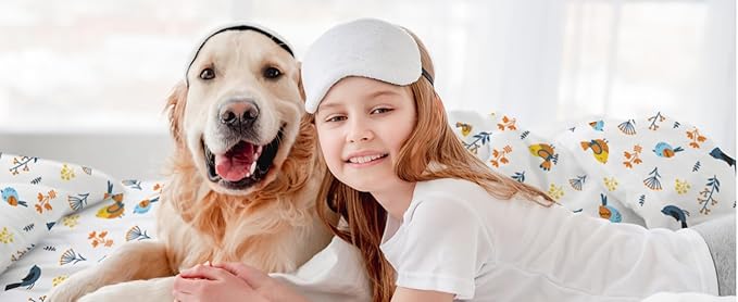 100% Egyptian Cotton Printed Duvet Cover Set 1000 Thread Count Oversized King Luxurious Duvet Cover Set of 3, Breathable, & Durable Set Hotel Quality, Super Soft Comfy All Season - White