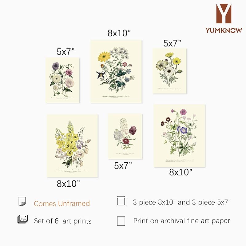 Rustic Modern French Country Cottagecore Wall Art - Watercolor Vintage Flower Poster Print - Primitive Green Magnolia Leaves Pictures Gallery Gift - Farmhouse Plant Botanical Floral Kitchen Room Décor