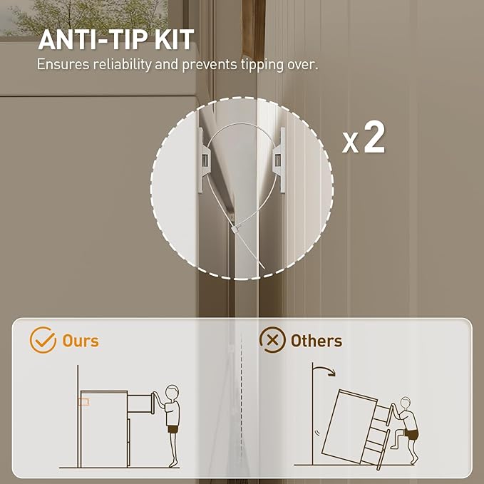 10 Drawer Dresser for Bedroom, 55.1" White Dresser & Chest of Drawers, Wooden Dressers with Vintage Metal Handle, Modern Storage Dressers TV Stand for Bedroom, Living Room, Hallway