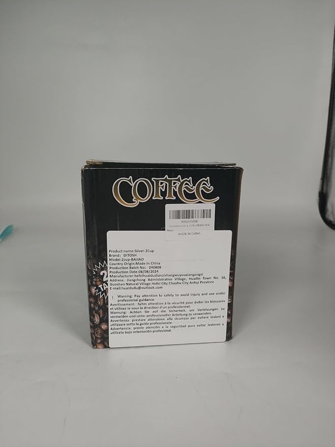 2 Cup Aluminum Espresso Stovetop Moka Pot Express Coffee Maker Percolator Italian Classic Mocha Coffee Machine for Italian and Cuban Cafe Brewing for Home & Camping 100ml 3.3oz