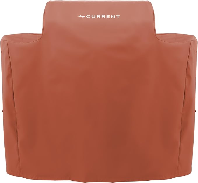 Current® SoftFlex Grill and Griddle Cover, Custom Sized to Fit Both Current Model G Grill & Griddle, Weather Resistant Material, Anti-UV, Lightweight & Flexible, Weatherproof & Durable, Clay
