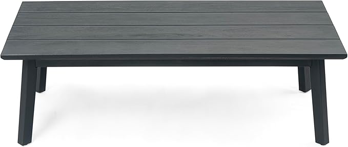 Merax 4-Piece Outdoor Acacia Wood Wicker Conversation Set with Loveseat,2 Chairs and Coffetable for Backyard Garden