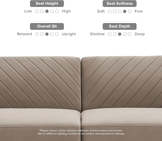 mopio 76.8" Futon Sofa Bed, Small Couch, Sleeper, Loveseat, Mid Century Modern Futon Couch, Sofa Cama, Couches for Living Room (Mocha Brown Premium Velvet)