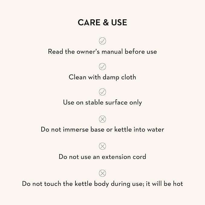 MACKENZIE-CHILDS Electric Kettle, Stainless-Steel Tea Kettle, Brown-and-White Mocha Check