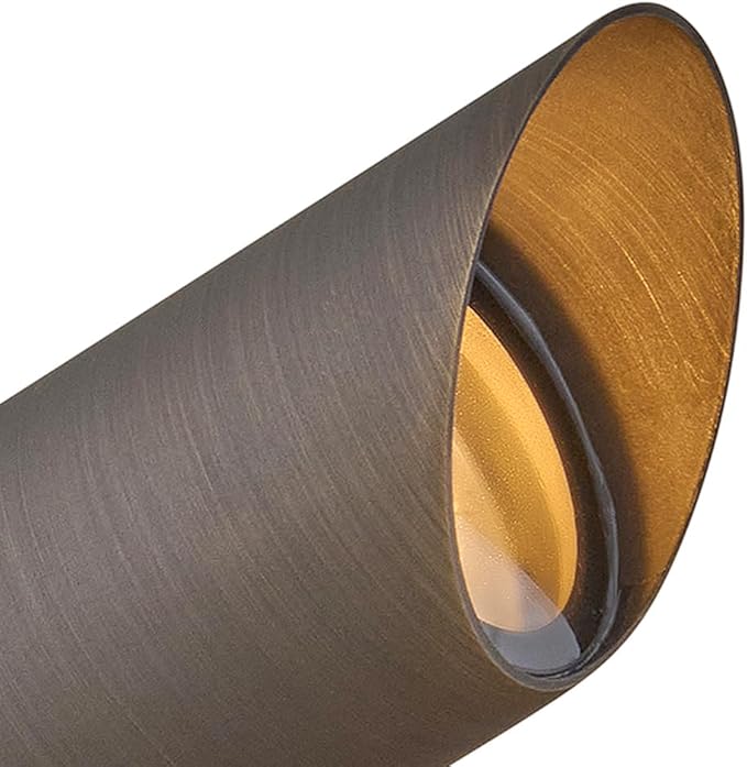 Hinkley Landscape Lighting Hardy Island 1536TMZ-LL Spot Light - 4w MR16 LED Blub Included, 12v - Matte Bronze Clear Lens