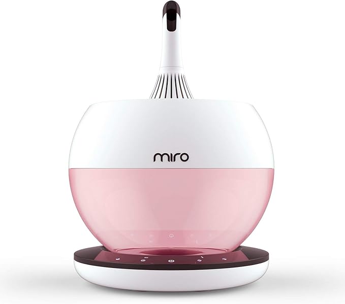 MIRO-NR08M Completely Washable Modular Sanitary Humidifier, Large room, Easy to Clean, Easy to Use, Luma Touch - Premium Cool-Mist Humidifier. Touch Control Colorful LEDs, Powerful humidification
