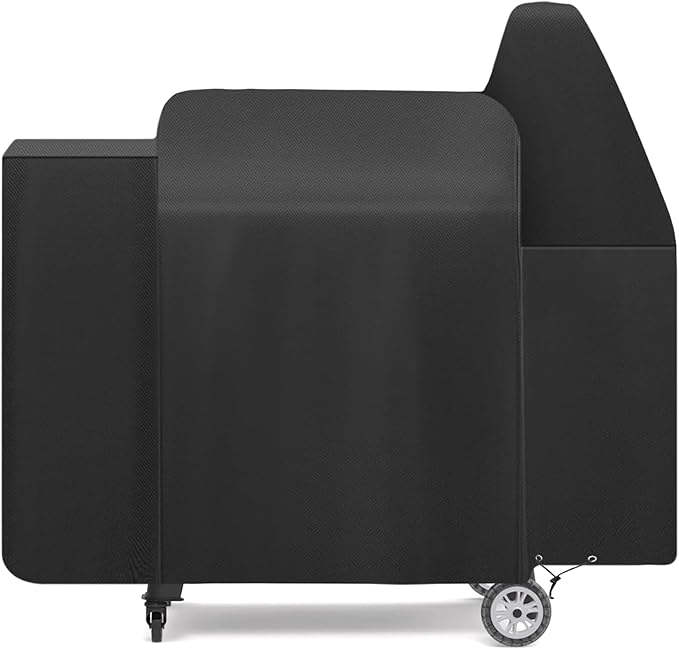 Grill Cover for Pit Boss 820 Deluxe,Pro Series 850,820FB 820D3 820SC 820XL 820PS1 820CS1,Z Grill 700 Series,Outdoor Heavy Duty 600D Waterproof BBQ Pitboss Smoker Cover for 820D PB820FB Grill,Black