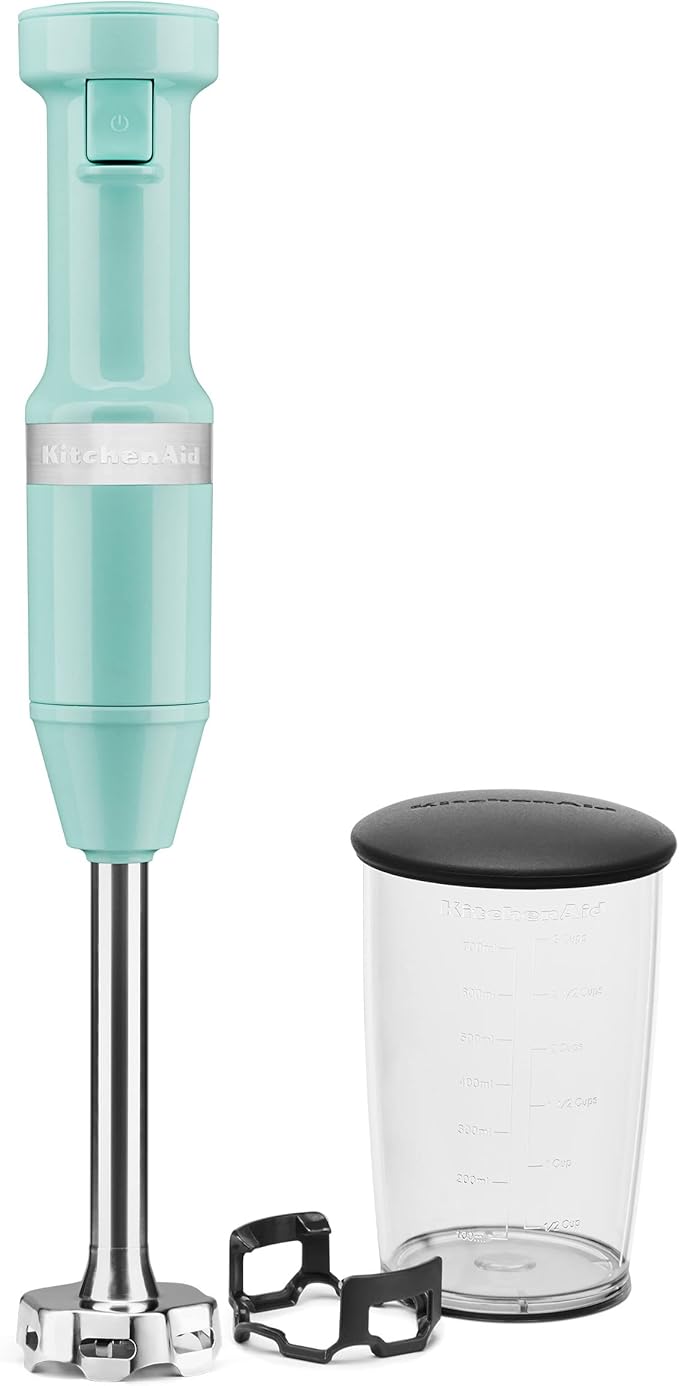KitchenAid Variable Speed Corded Hand Blender KHBV53, Ice Blue