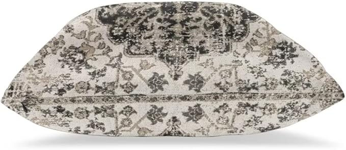 Boho Throw Pillow Covers 16x16 Set of 2, Black Brown Carpet Pattern Pillow Covers Ethnic Rustic Farmhouse Cushion Cases Linen Decorative Gifts for Couch Sofa Indoor Outdoor