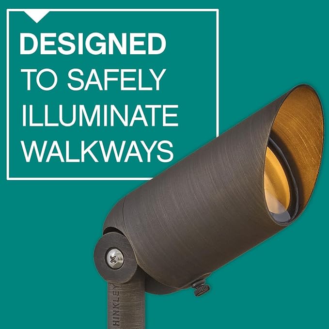 Hinkley Landscape Lighting Hardy Island 1536TMZ-LL Spot Light - 4w MR16 LED Blub Included, 12v - Matte Bronze Clear Lens