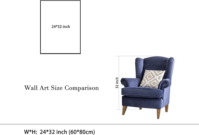 Wieco Art Cypresses by Van Gogh Large Classic Canvas Wall Art Prints Famous Oil Paintings Reproduction Green Tree Picture for Home Decorations Abstract Forest Landscape Artwork