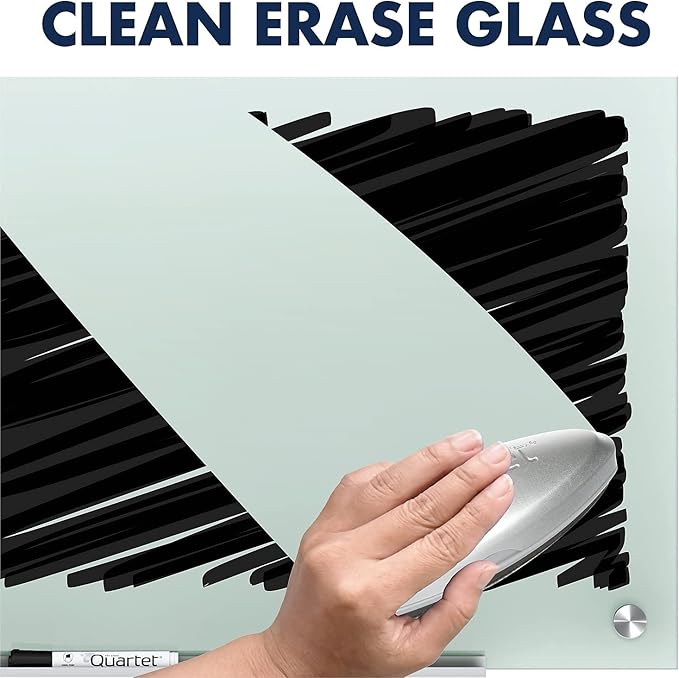 Quartet Glass Whiteboard, Non-Magnetic Dry Erase White Board, 4' x 3', Frosted Surface, Infinity (G4836F)