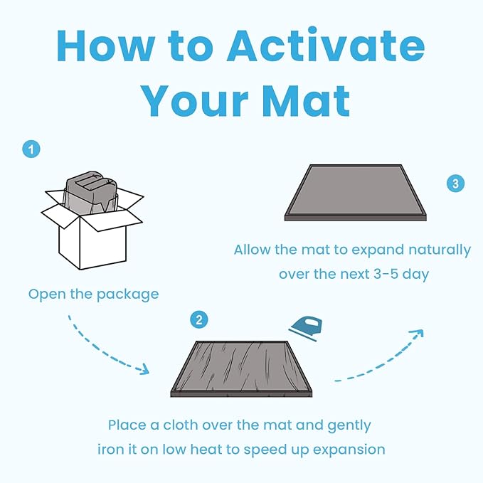 1.3" Thick Baby Play Mat for Floor, 39x59 Foam Tummy Time Mat, Padded Support Soft Plush Nursery Rug for Infant Kids Toddler Crawling Kick Activity (Light Grey)