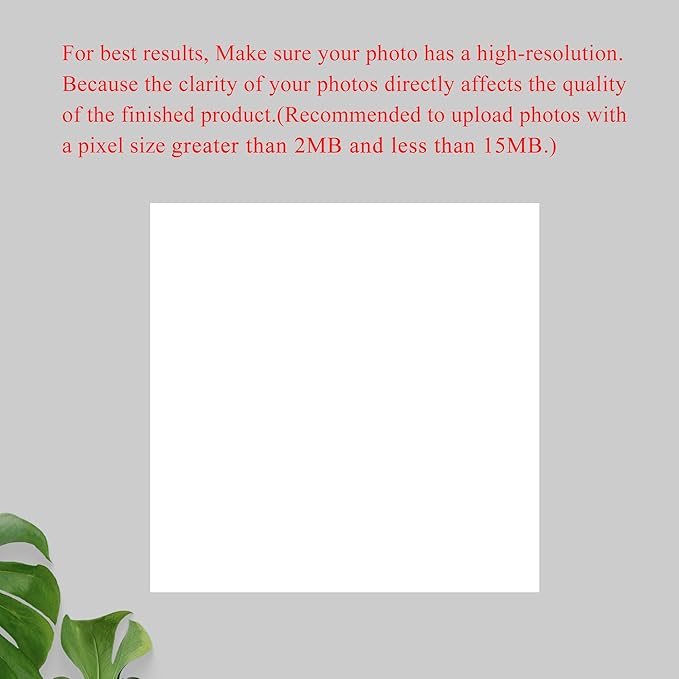 Jovivi Custom Canvas Prints with Your Pictures - Personalized Photos Print,Wall Art Poster Canvas Printing Customized Photo Gifts for Wedding Family Pets Home Office Decor Frame 12x8