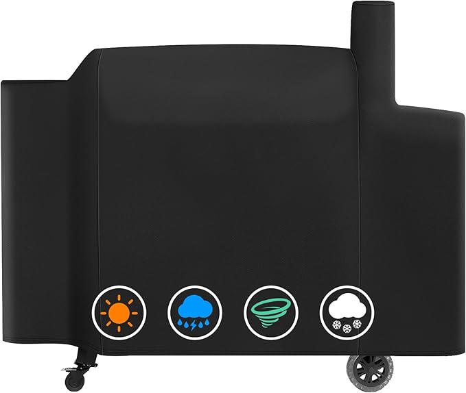 Heavy-Duty Grill Cover Compatible with Pit Boss 1100 Pro Series 1260 Triple-Function Combo Grill PB1100PSC2, PB1100PSC1, Sportsman 1230, Competition 1230CS1, Navigator 1230G Wood Pellet Grill