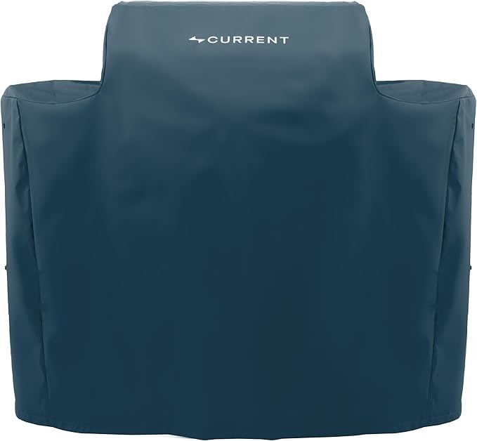 Current® SoftFlex Grill and Griddle Cover, Custom Sized to Fit Both Current Model G Grill & Griddle, Weather Resistant Material, Anti-UV, Lightweight & Flexible, Weatherproof & Durable, Ocean