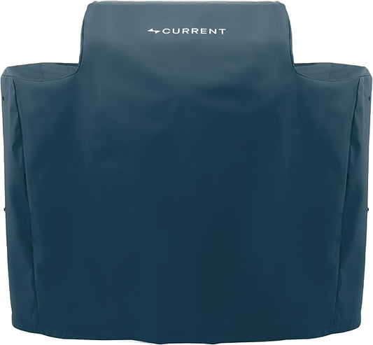 Current® SoftFlex Grill and Griddle Cover, Custom Sized to Fit Both Current Model G Grill & Griddle, Weather Resistant Material, Anti-UV, Lightweight & Flexible, Weatherproof & Durable, Ocean