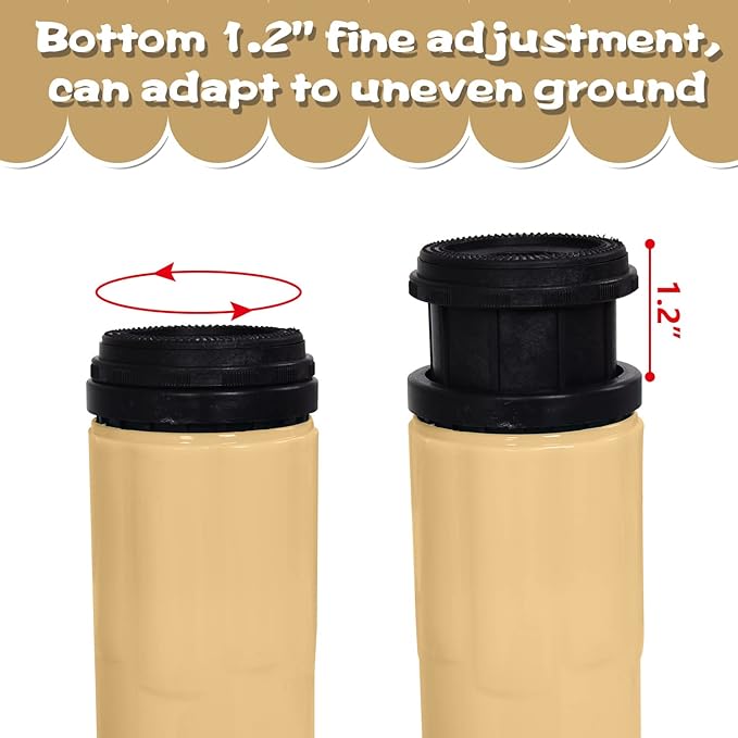 Children's Table and Chair Set Suitable for Boys and Girls Age 2-12 Height Adjustable Table top Can be Painted with 6 Seats Suitable for Family Learning Daily use (Wood Color)