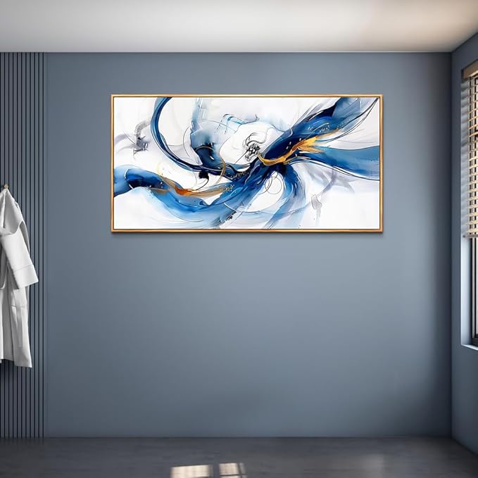 hyidecorart Canvas Prints Wall Art For Living Room Large Wall Decor for Bedroom Abstract Painting Wall Artworks Hang Pictures For Office Decoration Minimalism Decor Posters Wood Framed Hotel Mural