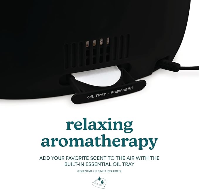 Homedics Deluxe Ultrasonic Humidifier for Large Rooms, Warm or Cool Mist, UV-C Technology, 1.5-Gallon Top Fill Tank, Smart Digital Programmable Humidistat, Home Dry Air Relief, Aromatherapy