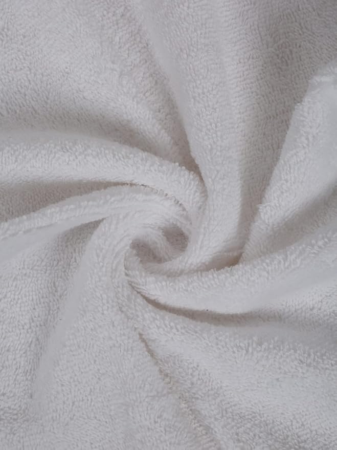 Casa Lino 4 Pack Hand Towels for Bathroom, 18"x28", 100% Cotton, Ultra Soft & Highly Absorbent, Premium Luxury Towels for Gym, Shower, Hotel, New Apartment Essentials, White