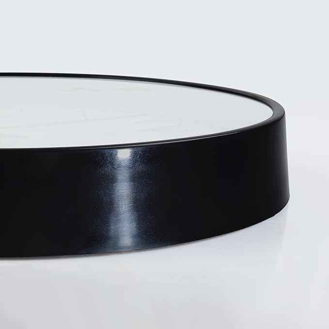 Lafocuse 12 Inch Silent Black Wall Clocks Battery Operated, Analog Wall Clock for Living Room Kitchen Bedroom Office Home Decor