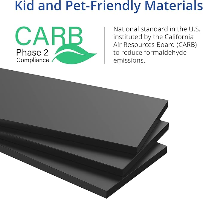 Cozy Castle Kids Bookshelf with Storage, Toy Storage Organizer with 2 Drawers and 10 Cubes 4-Tier Bookcase for Bedroom, Playroom, Hallway, Living Room(Black)