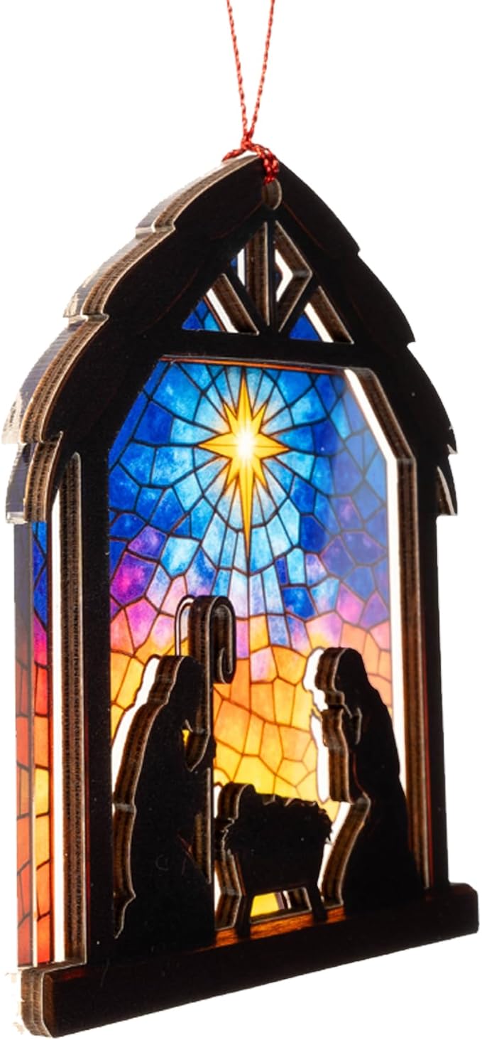 Christmas Ornament 2025 - Christian Christmas Ornaments - Religious Christmas Ornaments - Christmas Ornaments - Christian Christmas Decor - Christmass Decoration