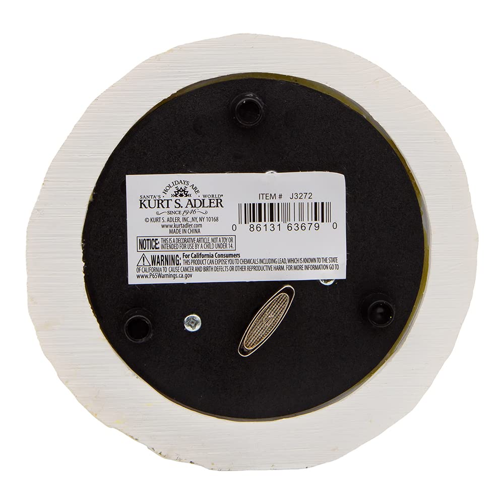 Kurt S Adler Snowy House Musical Snow Globe Plays Tune We Wish You A Merry Christmas